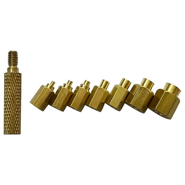 Heat Insert Nut Iron Tip M2-M8 Brass Thread Head Hot Melt Nut Heat Insertion Tool for Plastic 3D Pri
