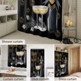 thumbnail image 6 of Shower Curtain Happy New Year Bathroom Curtains with Hooks, Waterproof Fabric Champagne Cup Gold Fireworks Bath Shower Curtains Set for Bathroom Bathtubs Decor 36x72 Inch, 6 of 9