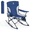 Blue, variant on EVER ADVANCED Rocking Camping Chair, Portable Folding Rocker for Outdoor with Cup Holder Side Pocket and Carry Bag, Supports 300LBS, Blue&Gray