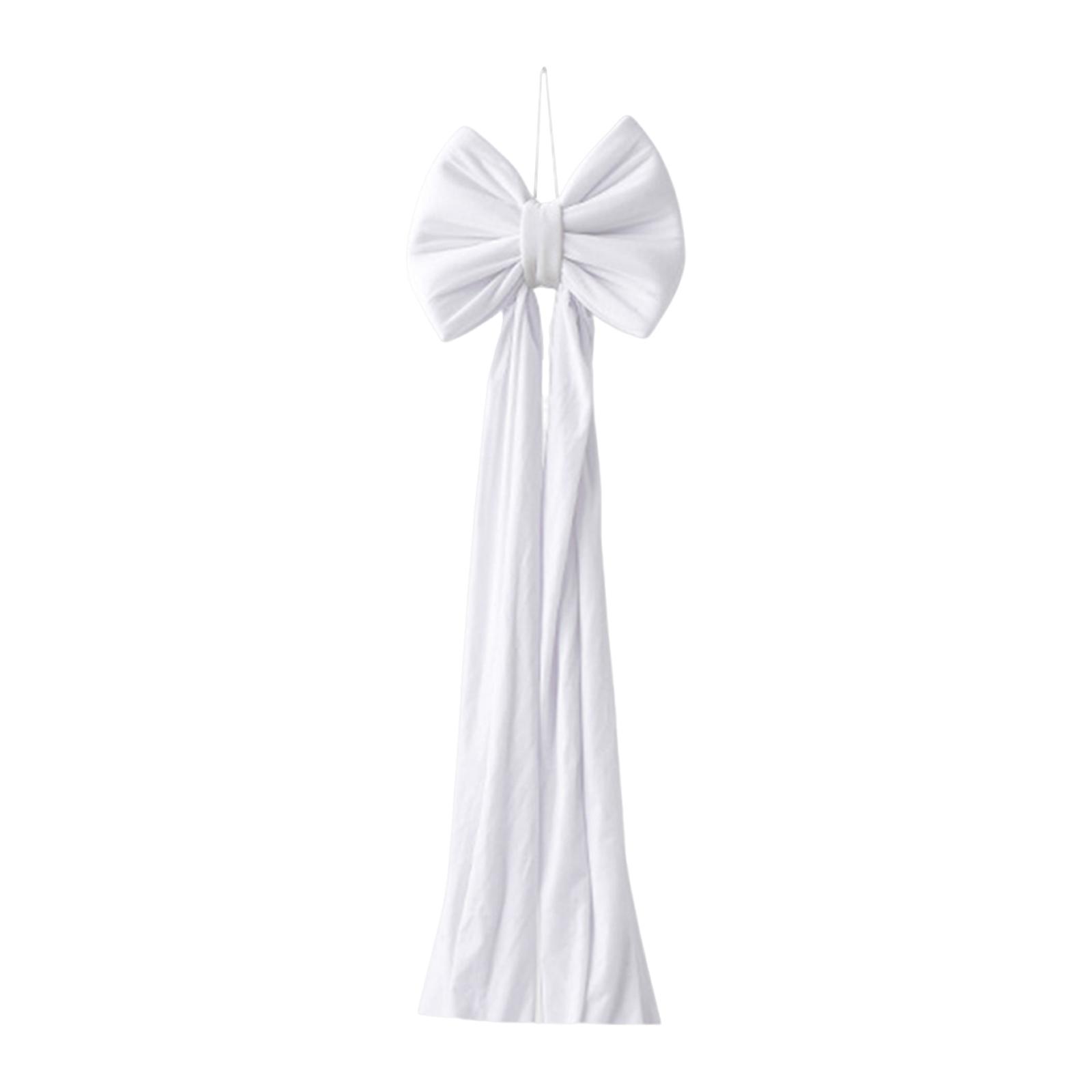 Tree Topper Bow Giant Velvet Christmas Bow Extra Large Size for Outdoor Pillar Home Room Ornament