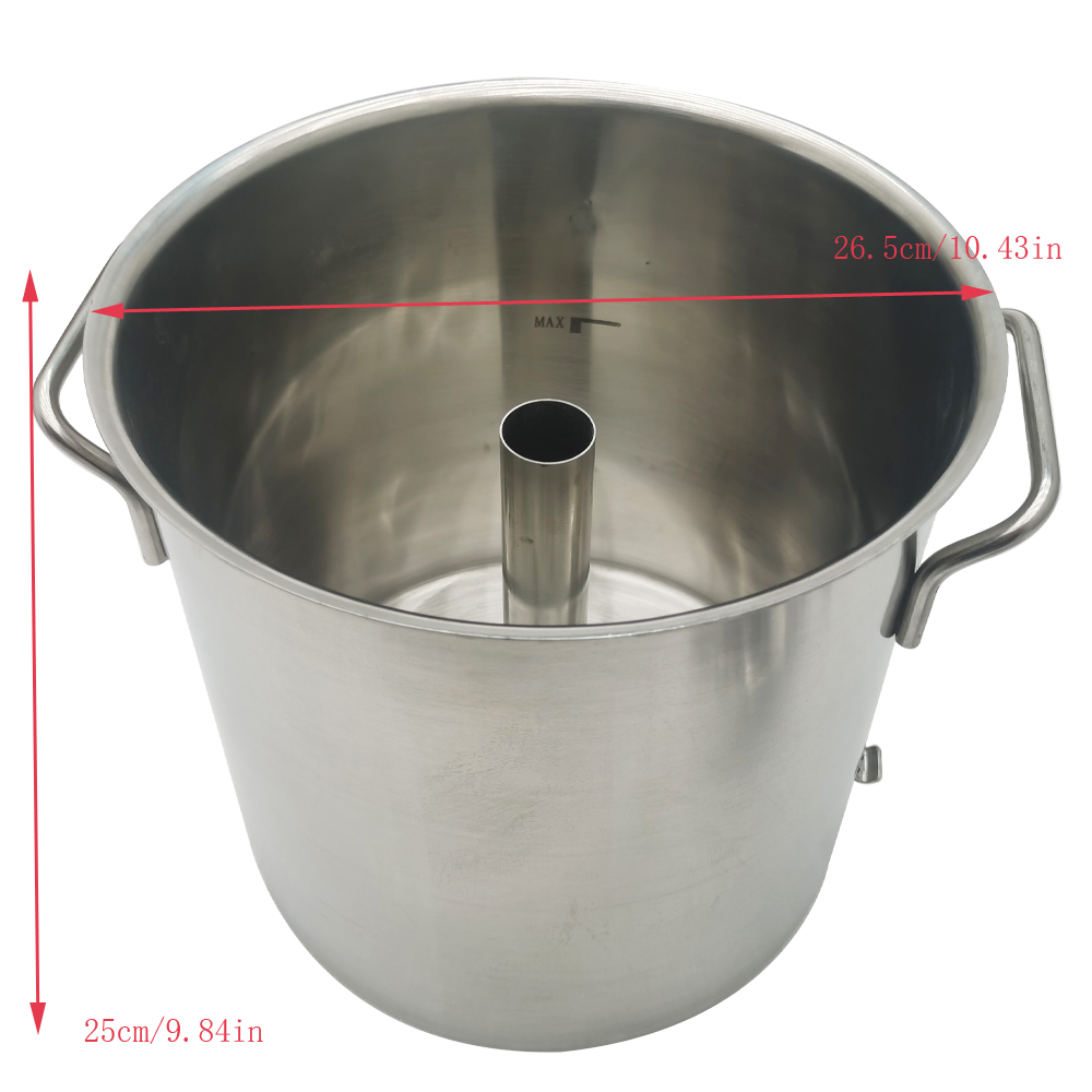 12L Meat and Vegetable Blender Food Shredder Stainless Steel Electric Food Processing Machine 110V 2000W