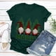 thumbnail image 5 of Camisas Navideñas Para Mujer Casual Cuello Redondo Manga Corta Árbol de Navidad Impreso Top Odeerbi ODB205745, 5 of 6