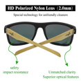 thumbnail image 3 of Gafas Polarizadas para Pesca INFI para Hombre UV400 (Negro/Verde), 3 of 8