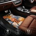 thumbnail image 6 of Naloa Cute Cat Paw Car Foot Mat Set of 4 Pieces - Universal Floor Liner Neoprene Full Set Floor Mats for Cars Trucks SUV, 6 of 7