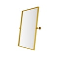 thumbnail image 4 of Elegant Decor Rectangle Pivot Mirror 24X32 Inch In Gold, 4 of 9