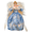 Blue, variant on Moving Angel Christmas Tree Topper with Lights, 12 inch Blue Cloth, Separately Controlled Flapping Wings and Bright LEDs, 6 on / 18 off Hours Cycle