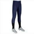 thumbnail image 2 of Fireball Low-Rise Fastpitch Softball Pants, Girls' Small, Navy, 2 of 5