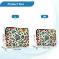 thumbnail image 4 of FORMRS 13-13.3 inch Laptop Sleeve Case Soft Carrying Quilted Computer Bag Cover, Vibrant Floral, 4 of 7