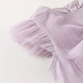 thumbnail image 5 of Vestido de princesa para niña Dave Bella 2024 nuevo verano para niños bebé sin mangas púrpura malla noble lindo dulce encanto fiesta DB2240790, 5 of 5