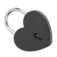 thumbnail image 3 of Heart Lock Metal Exquisite Padlock with Key, Small Size Mini Heart Shape Padlock Key Padlock Heart Padlock for Diary, Jewelry Box, Luggage, 3 of 7