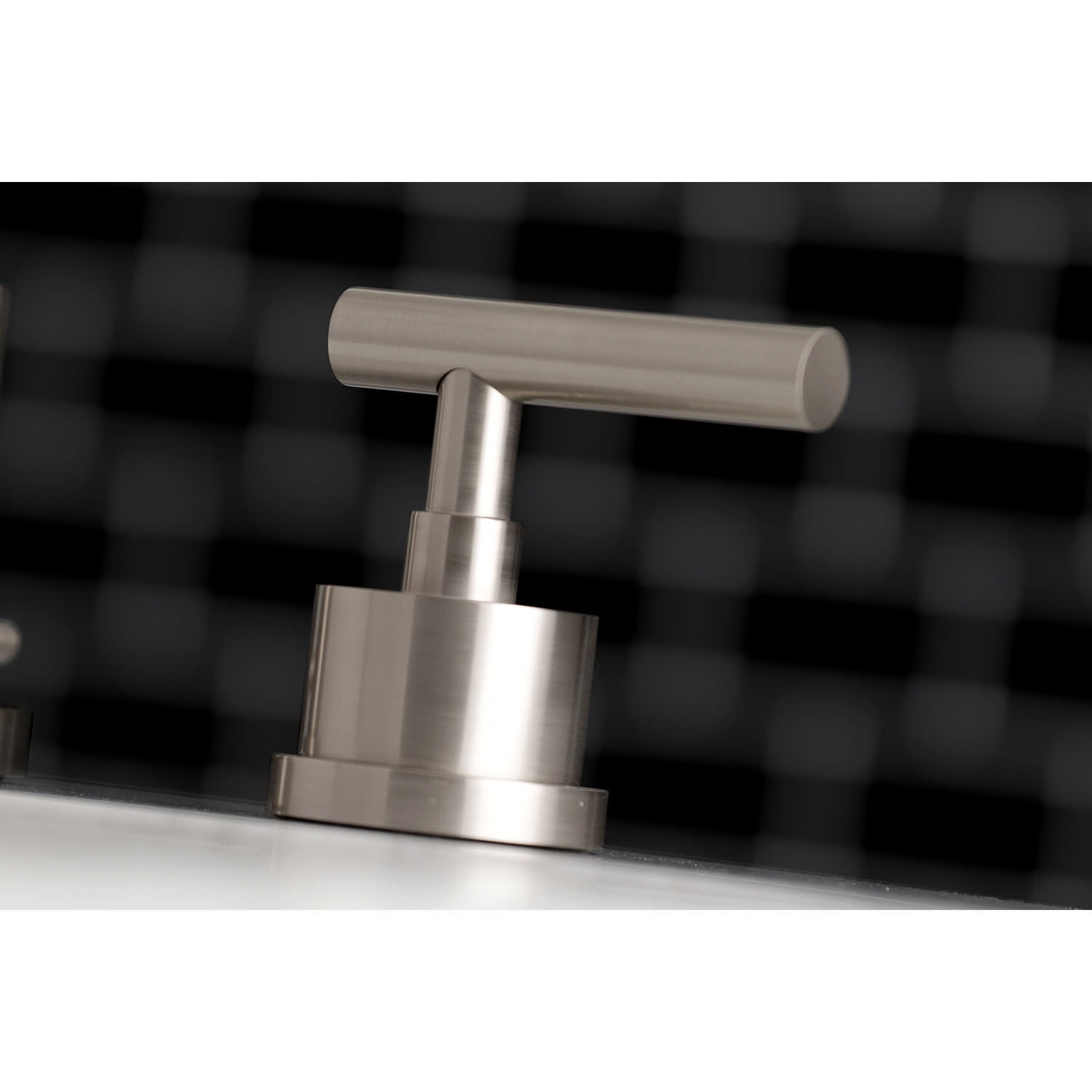 Kingston Brass Widespread Bathroom Faucets In Brushed Nickel Finish KS8928CML
