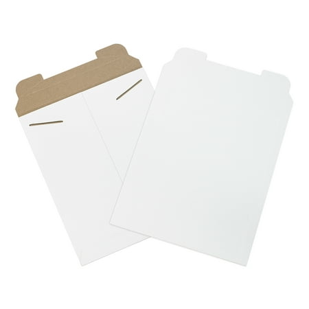 Box Partners Flat Mailers 11" x 13-1/2" White 100/Case RM3W