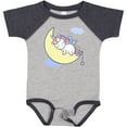 thumbnail image 3 of Inktastic Unicorn Moon Girls Baby Bodysuit, 3 of 5