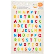 Wilton Happy Birthday Letters and Numbers Icing Decorations, 68-Count