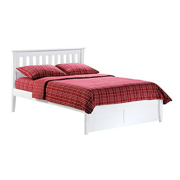 Full Rosemary Bed K Series In White, Anywhere Queen Bed Frame