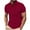 Wine, variant on FITORON Mens Breathable Polo Shirt, Collared Summer Casual Solid Button Men's T-Shirt Black