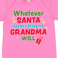 thumbnail image 4 of Inktastic Christmas Whatever Santa Doesn't Bring Me Grandma Will Boys or Girls Baby Bodysuit, 4 of 5