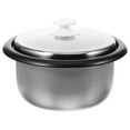 thumbnail image 1 of WASHWEPE 1 Set of Cooking Accessories for Rice Cooker Silver Aluminum Inner Pot for Household Users, 1 of 8