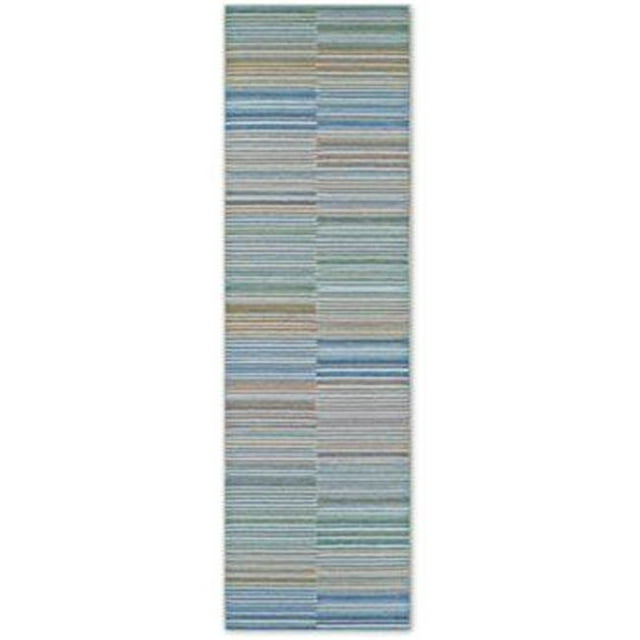 Couristan 98629003023710U 2 ft. 3 in. x 7 ft. 10 in. Cape Shoreham Rug - Ivory & Multicolor