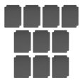 thumbnail image 4 of 10 divisores de tarjetas comerciales, divisores de clasificación de tarjetas, suministro de almacenamiento, separadores de páginas de tarjetas, , gris, 4 of 8