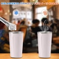 thumbnail image 3 of 2Pcs Taza Termo de Café de Acero Inoxidable 304 con Tapa, Taza de Vacío para Bebidas de Café Frías y Calientes, Vaso Térmico para Café, para Oficina, 3 of 4
