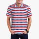 thumbnail image 1 of Fotbe American Patriotic Stars And Stripes Camiseta Polo de Golf para Hombre con Estampado – Camisa Deportiva Transpirable con Cuello Abotonado-X-Large, 1 of 6