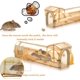 thumbnail image 3 of Trampa para ratones humana, trampa inteligente para ratones y roedores de 32 cm agrandada, no mata a los ratones, como un ratón real, transparente, marrón, 3 of 4