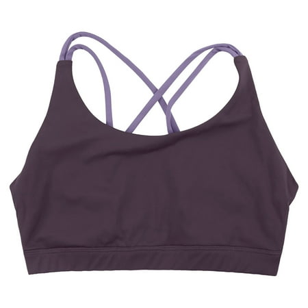 Celivon Womens Sports Bras Shockproof Running Minimizer Padded Push Up Fitness Thin Wireless High Support Full Coverage Vest Underwear Yoga Everyday Bra Size M-XXL