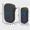 thumbnail image 2 of EU Plug Wireless Doorbell Waterproof Smart Doorbell Home Door Bell, 2 of 5