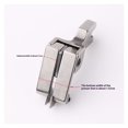thumbnail image 3 of 4Pcs Sewing Hemmer Foot Universal Flatbed Sewing Machine With Adjustable Left And Right Height Stop, Presser Foot, Edge Positioning, Multi-purpose Pressing And Visible Thread Sewing ,Easy to Install, 3 of 5