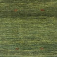 thumbnail image 1 of Ahgly Tapis d'Intérieur Lavable en Machine Carré Contemporain Vert Armée, 3 Pieds Carré, 1 of 7