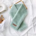 thumbnail image 3 of Dndkilg Womens Cute for Teen Girls Scarf Wrap Outdoor Faux Fur Travel Fluffy Scarves Mini Short Neck Neck for Women Warm Winter Cold Weather Green, 3 of 3
