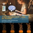 thumbnail image 3 of POSSHE Bunny Night Light, 3D Rabbit Lamp, 16 Colors Changing, Remote Control with Timer, RGB Flashing Mode and Dimmable, Cute Bunny Christmas Birthday Decor, 3 of 8