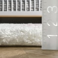 thumbnail image 3 of nuLOOM Olivia Heart Nursery Shag Area Rug, 4' x 6', Pink, 3 of 9
