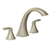 Moen Voss Brushed Nickel Two-Handle Roman Tub Faucet