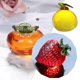 thumbnail image 2 of LUVCLS Figura de fruta de cristal con forma de fresa, piña, uva, vidrio soplado a mano, regalo decorativo /ъ, 2 of 6