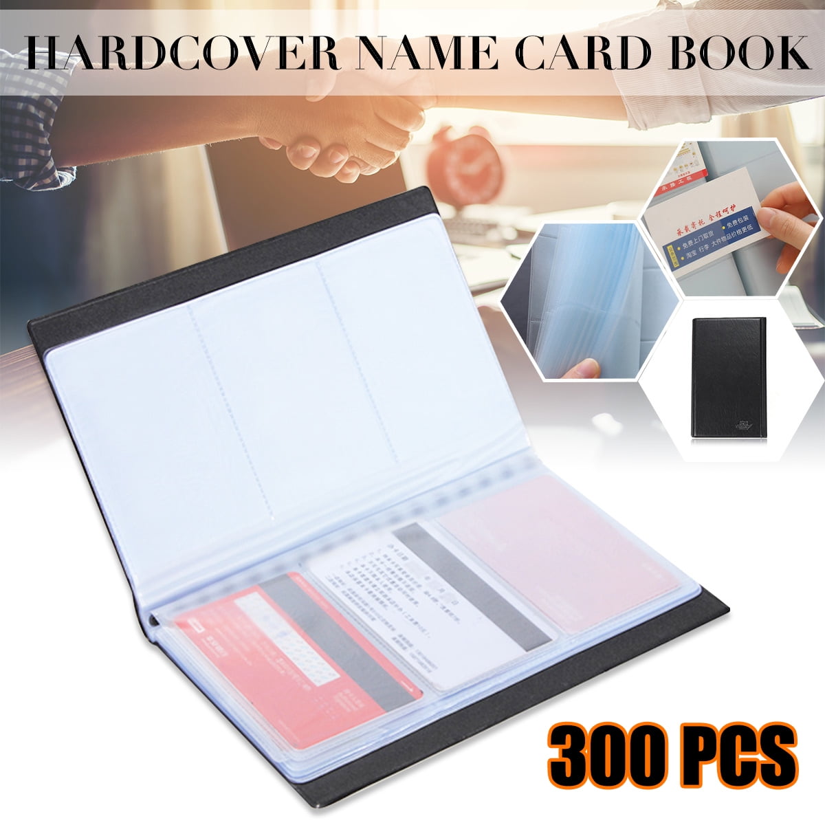 Office 40 Sheets Business Card Holder Binder Pages Clear ...