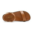 thumbnail image 3 of DREAM PAIRS Women's Open Toe Flat Sandals Cute One Band Comfort Arch Support Sandals, 3 of 5