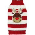 thumbnail image 2 of Suéter de punto navideño con diseño de reno para mascotas, ropa de invierno para cachorros y gatos, sudaderas de punto cálidas, ropa navideña para mascotas (1 paquete, XXL), 2 of 5