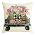 thumbnail image 3 of Throw Pillow Cover 18x18 Inch Spring Summer Floral Print Soft Breathable Fade-Resistant Decorative Pillowcase for Couch Sofa Bedroom by MPOISVA, 3 of 6