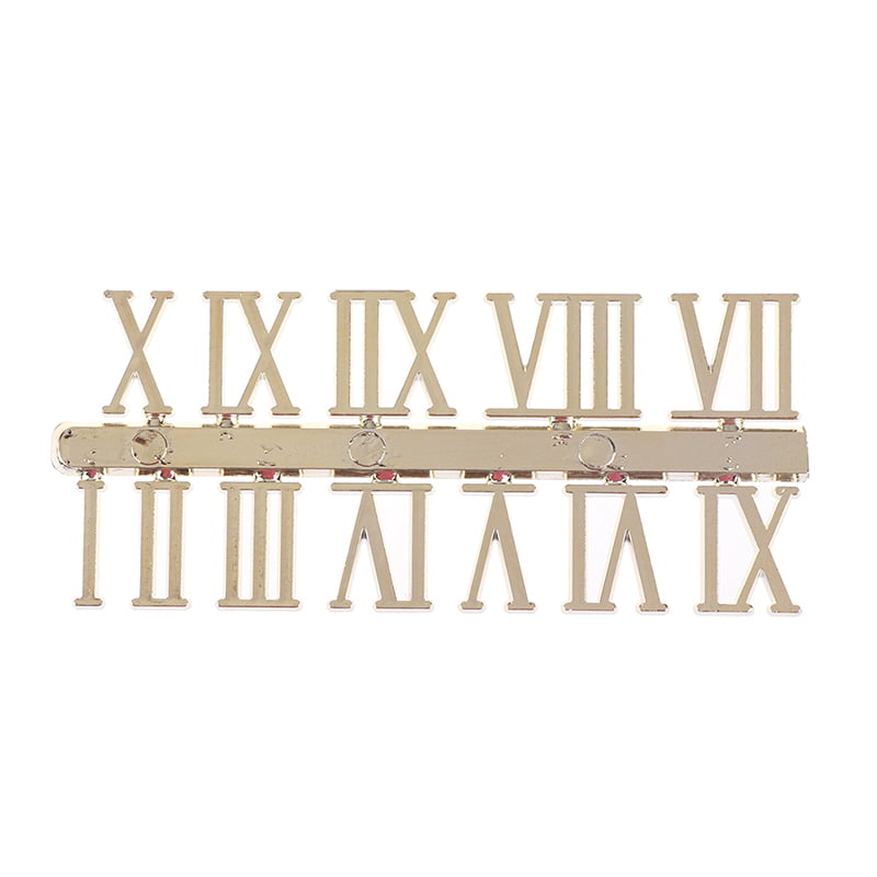 1 set Roman numeral DIY Digital Replacement Gadget Repair Clock Parts Tu 