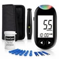 thumbnail image 1 of Blood Glucose Monitor Kit (100 Strips & 100 Lancets) | Health Canada Licensed | Large Numbers | Battery Included, 1 of 7
