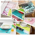 thumbnail image 3 of Refrigerator Liners,Cailide Washable Mats Covers Pads,Home Kitchen Gadgets Accessories Organization for Glass Shelves Multi-Use Shelf Drawer Fridge Liners (Blue+Green+Pink, (17.7"×11.6"), 3 of 7