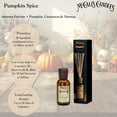 thumbnail image 2 of McCall’s Candles | Pumpkin Spice | Reed Diffuser Gift Set | USA-Poured Fragrance Oil | Vintage Reed Garden with Amber Glass Bottle | Nutmeg, cinnamon, orange, and cloves., 2 of 4