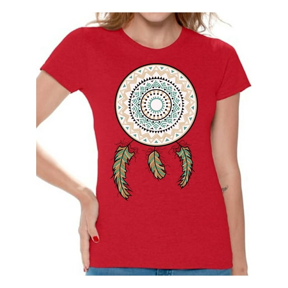 Awkward Styles Dream Catcher Women's T-Shirt Tops Indian Tribal Shirts for Women