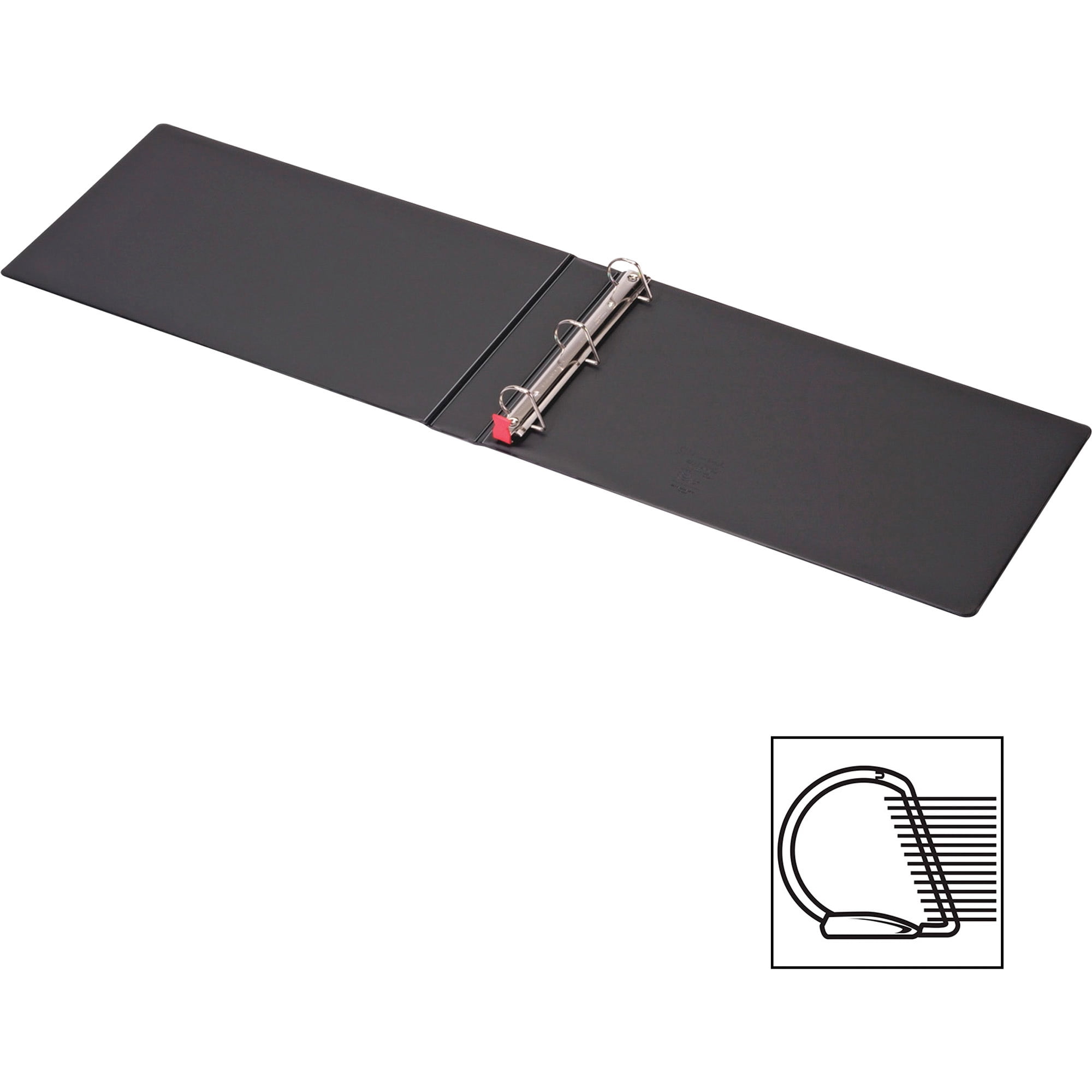 11x17 Poly Binder Angle-d Ring 17 X 11 Inches Black 617610 for
