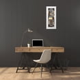 thumbnail image 3 of Grey, Jace 13x32 White Modern Wood Framed Museum Art Print Titled - Raised Him, 3 of 4