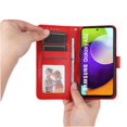 thumbnail image 5 of Funda tipo cartera GANGXUN para Samsung Galaxy A52 , diseño girasol, cuero PU, soporte, cierre magnético, tarjetero, 5 of 5