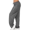 thumbnail image 4 of Minnieouse Pantalones Pantalones deportivos sueltos Pierna recta Pantalones deportivos sueltos Pantalones de chándal casuales para mujer Prendas para la parte inferior del cuerpo gris oscuro S Minnieouse AP002164-09, 4 of 6