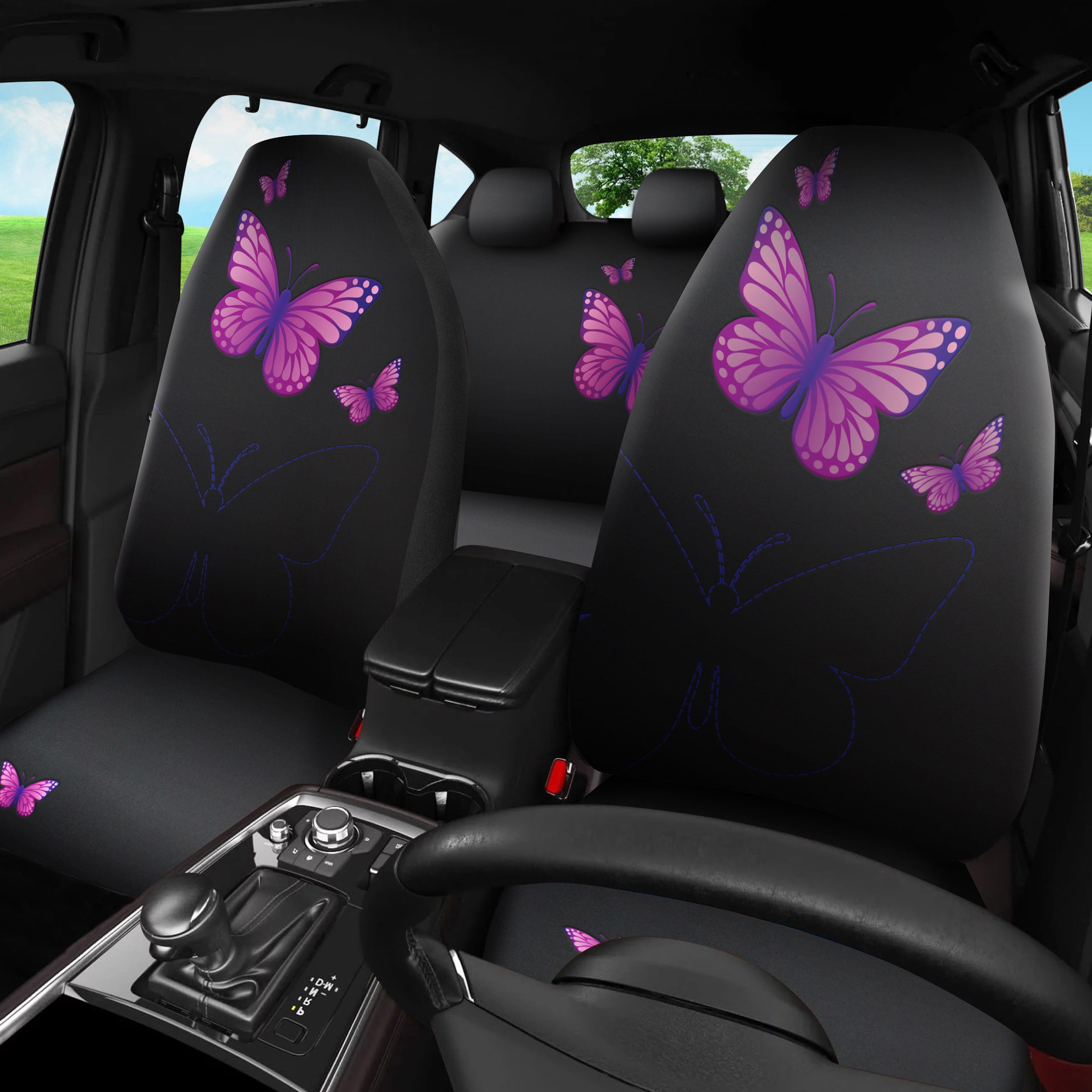 purple seat covers walmart